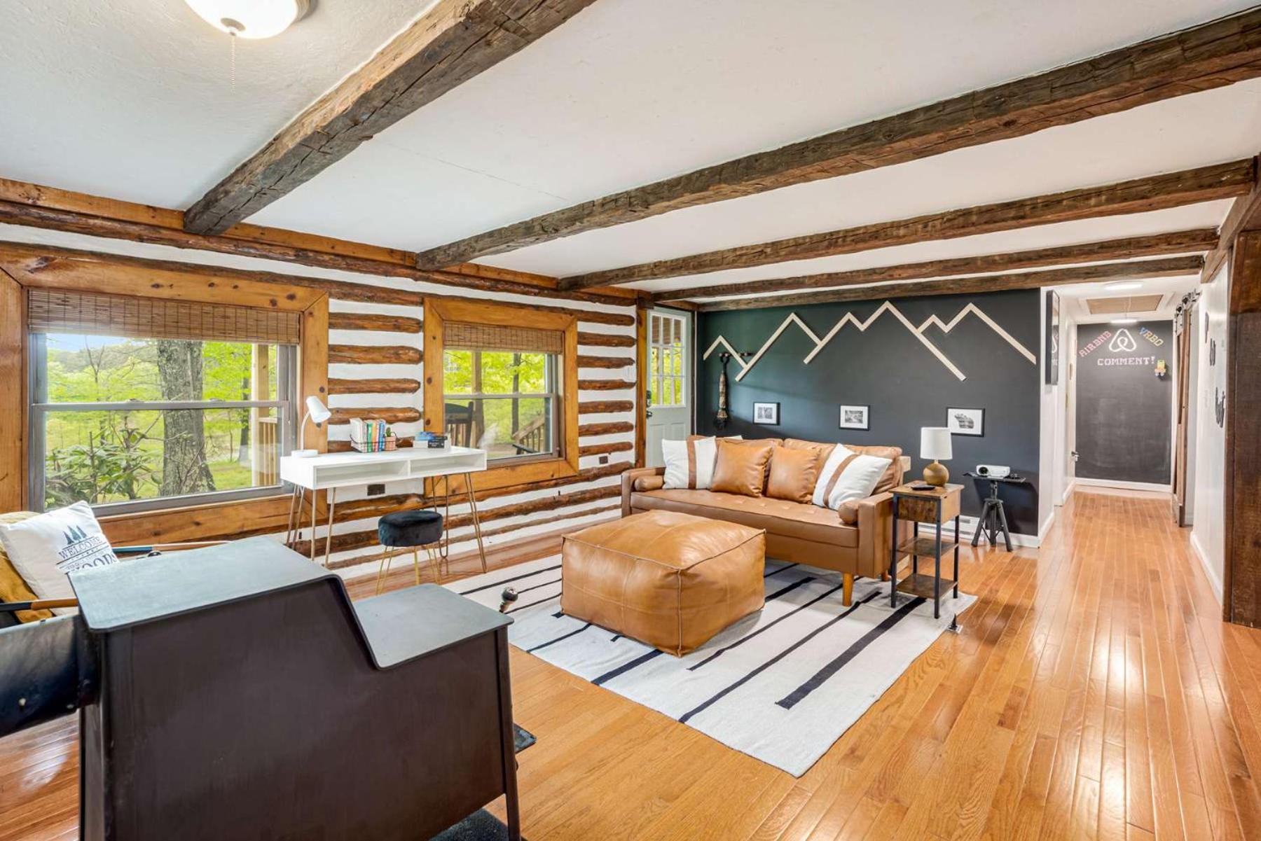 Modernized Log Cabin W Hot Tub Fire Pit & Views Berkeley Springs Dış mekan fotoğraf